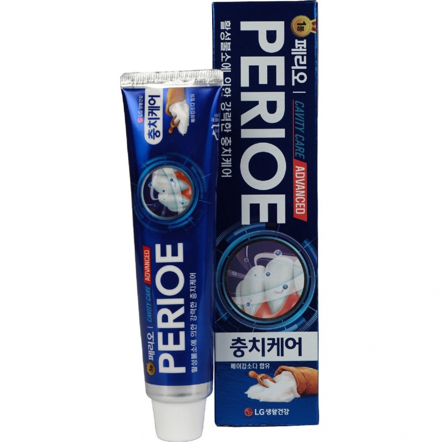 Зубная паста Perioe Cavity Care с фтором (мятный аромат), LG 130 г