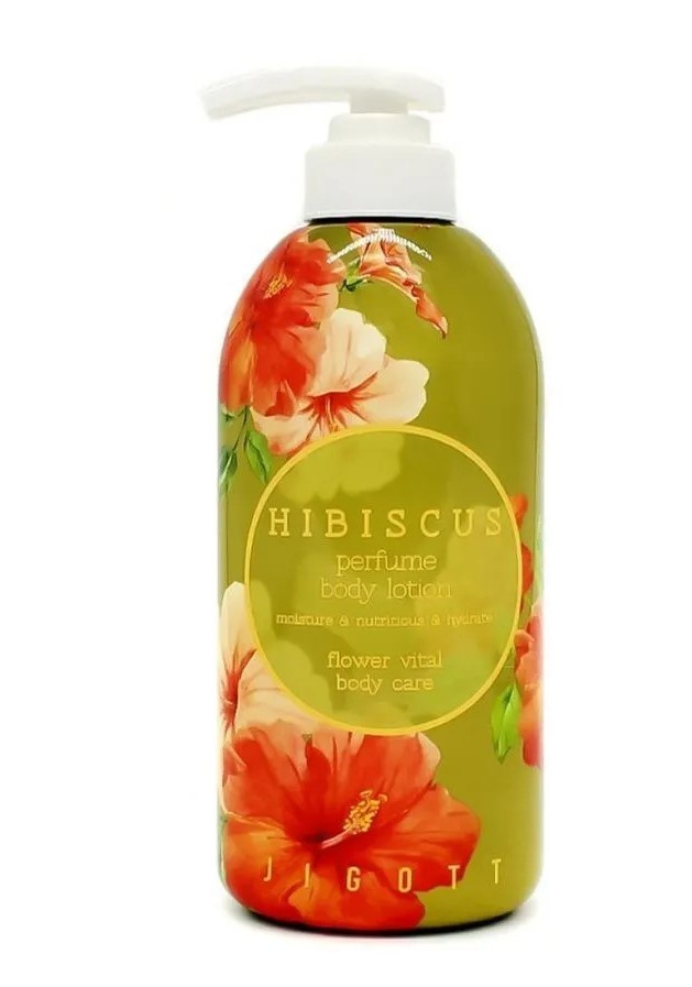 Парфюмированный гель для душа Гибискус, Hibiscus Perfume Body Wash, Jigott, 750 мл 