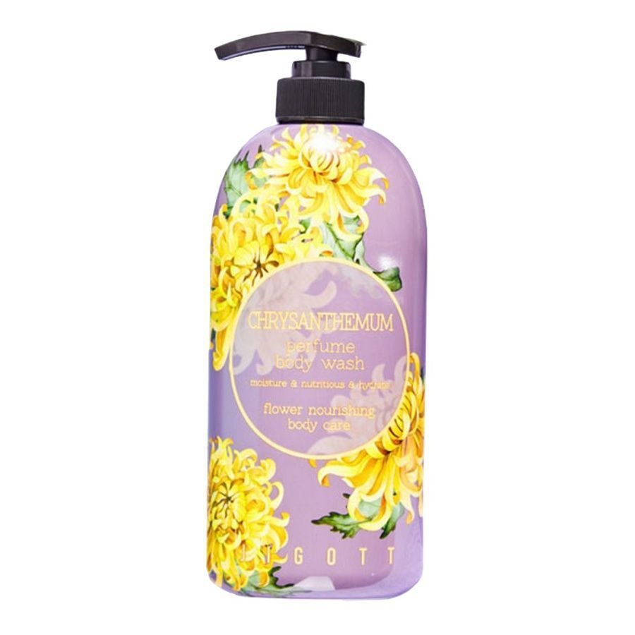 Парфюмированный гель для душа Хризантема, Chrysanthemum Perfume Body Wash, Jigott, 750 мл