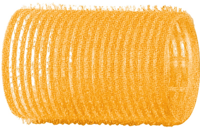 Бигуди-липучки R-VTR17, 65 мм, желтый, Dewal 6 шт