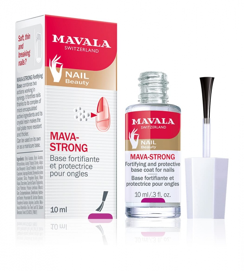 Укрепляющая и защитная основа для ногтей Мава-Стронг на блистере Mava-Strong carded, Mavala 5 мл