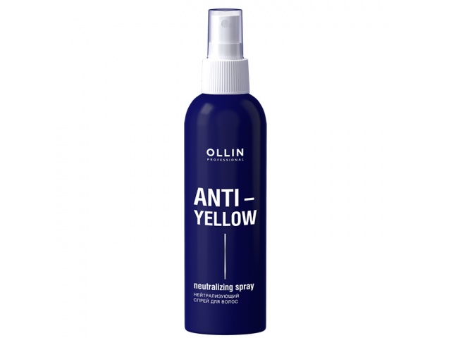 Нейтрализующий желтизну спрей для волос, Ollin, 150 мл
