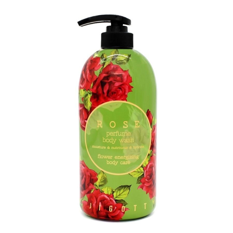  Парфюмированный гель для душа с экстрактом розы Rose Perfume Body Wash, Jigott 750 мл