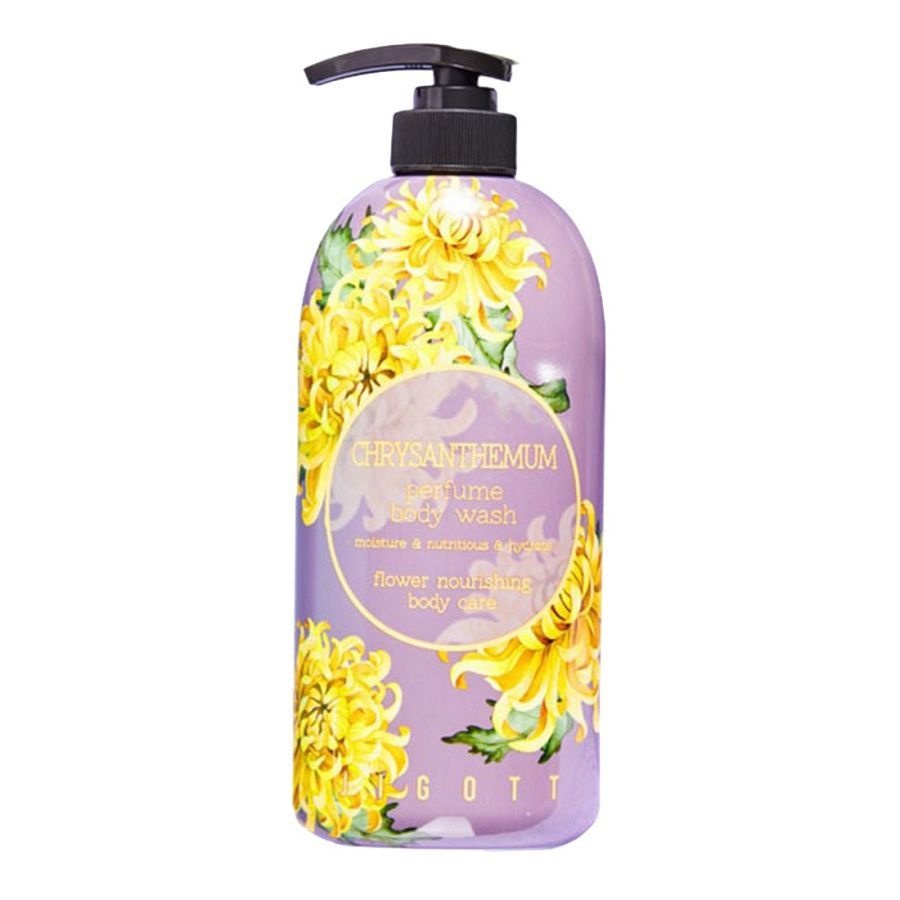  Парфюмированный гель для душа с экстрактом хризантемы Chrysanthemum Perfume Body Wash, Jigott 750 мл