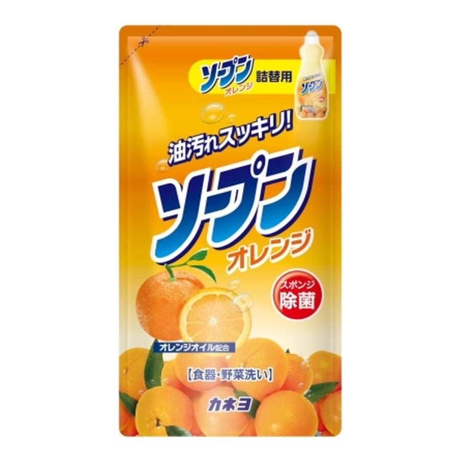 Жидкость для мытья посуды Сладкий апельсин, Kaneyo, 500 мл (мягкая упаковка)