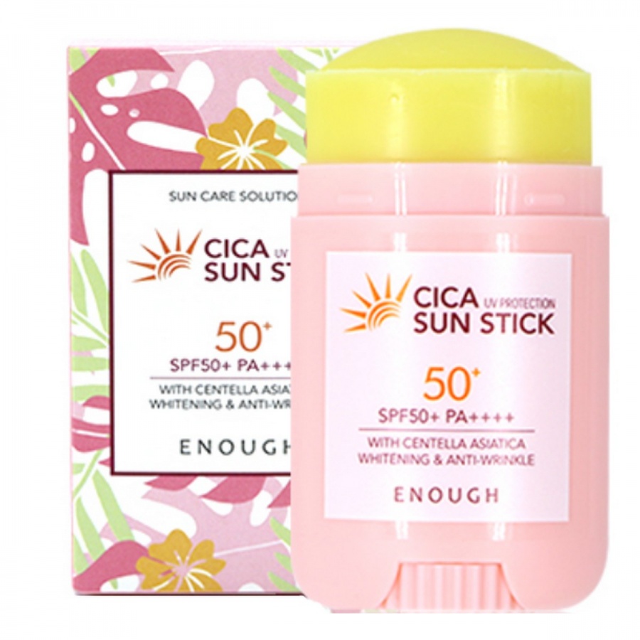 Стик солнцезащитный для лица и тела с центеллой, Cica Sun Stick SPF50+/PA++++, Enough, 20 г
