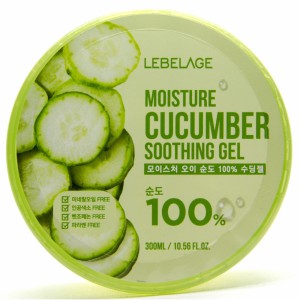 Увлажняющий успокаивающий гель с экстрактом огурца Moisture Cucumber Gel, LEBELAGE   300 мл