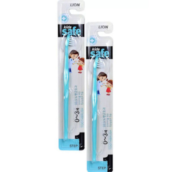 Набор зубных щеток детский Kids SafeToothbrush Step1, LION, 2 шт.