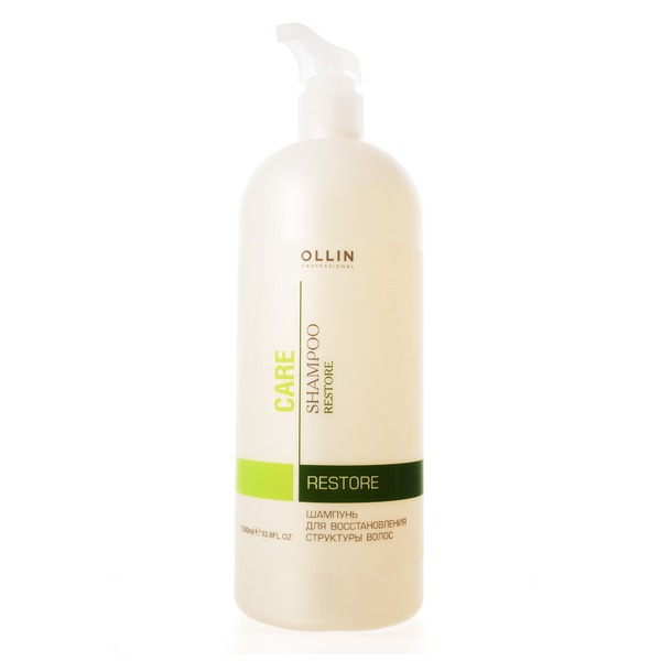 Оллин Професионал Restore Shampoo Шампунь для восстановления структуры волос, Ollin Professional 1000 мл