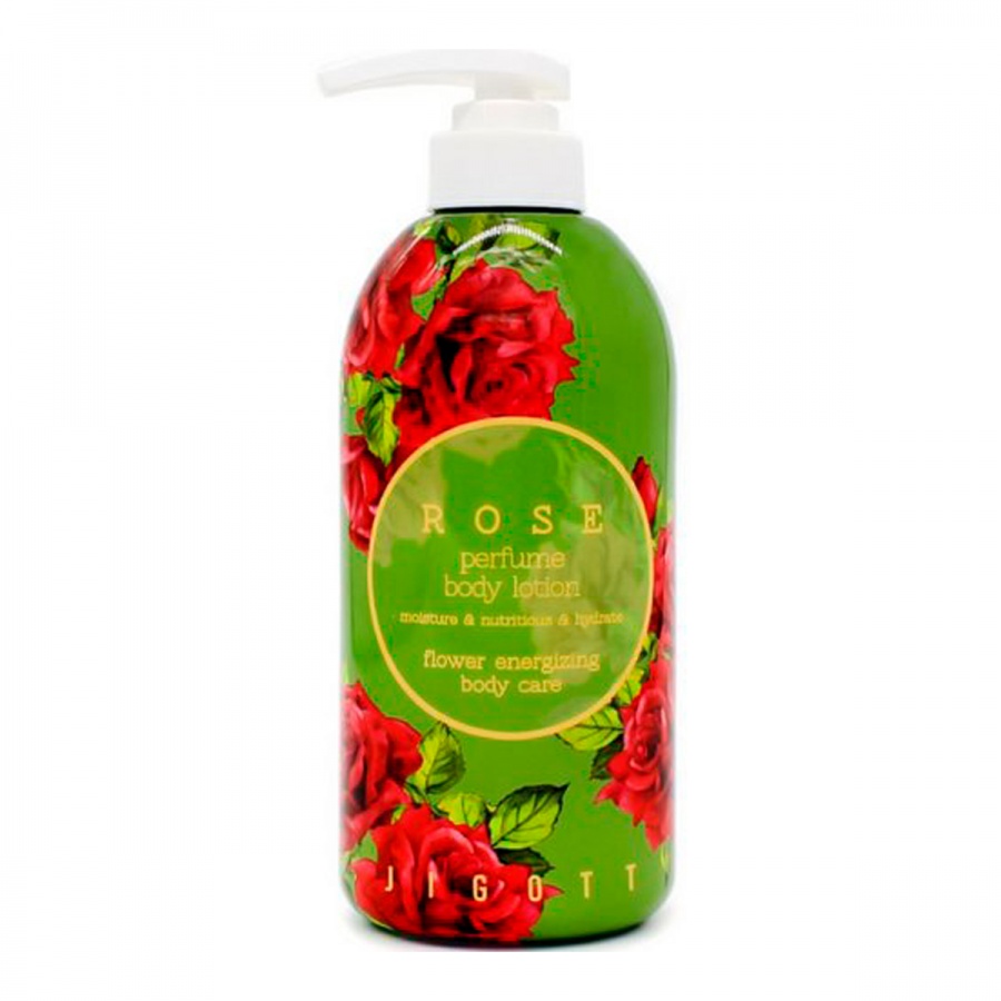 Парфюмированный лосьон для тела Роза, Rose Perfume Body Lotion, Rose Perfume Body Lotion, Jigott, 500 мл 