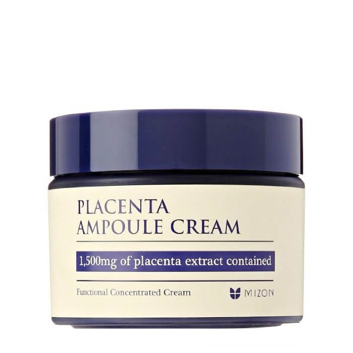 Крем для лица питательный плацентарный Placenta ampoule cream, MIZON, 50 мл