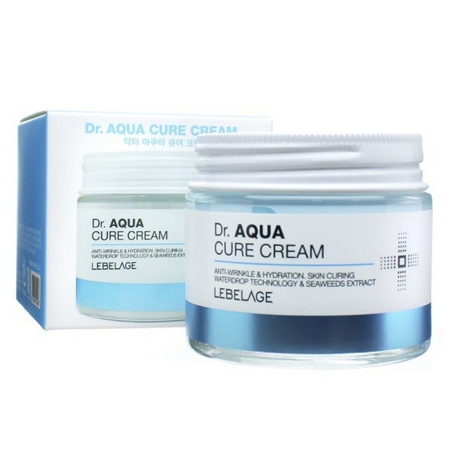 Антивозрастной крем для обезвоженной кожи с морскими водорослями Dr. Aqua Cure Cream, Lebelage 70 мл