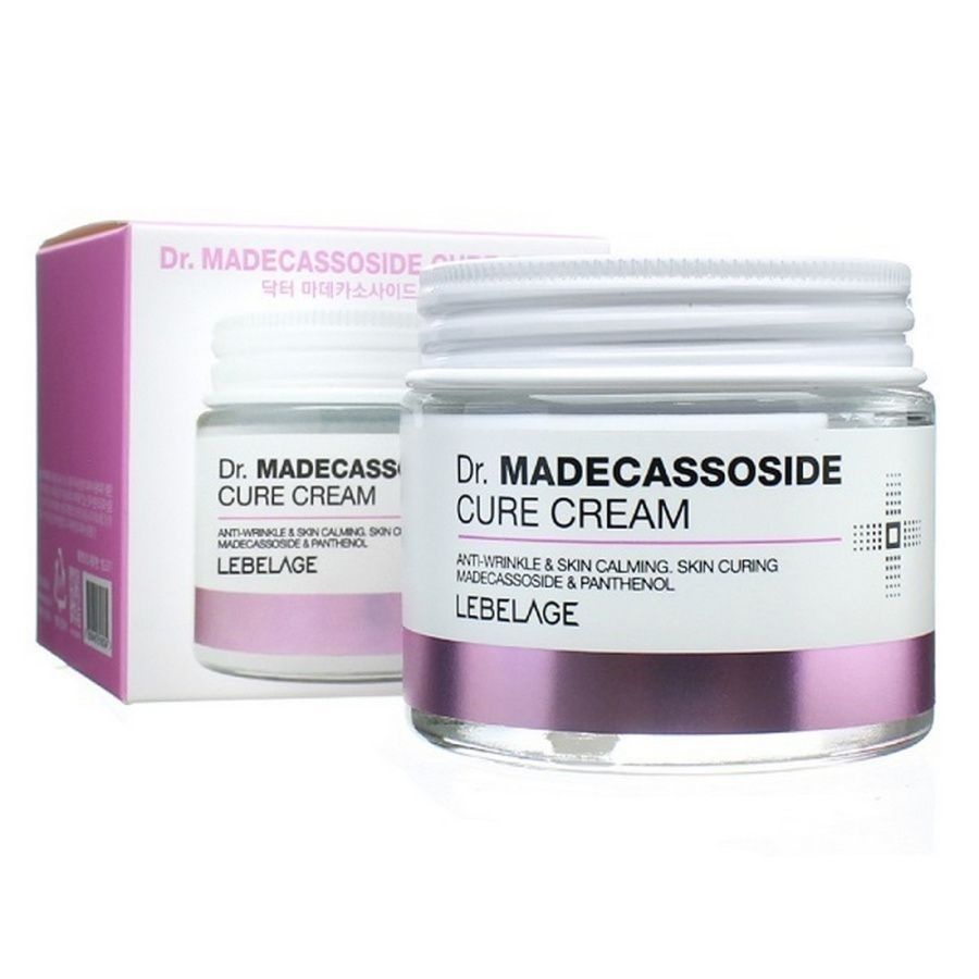 Антивозрастной успокаивающий крем для лица с мадекассосидом Dr. Madecassoside Cure Cream, Lebelage 70 мл