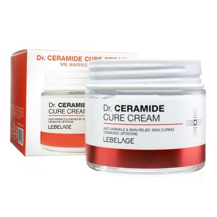 Антивозрастной крем, улучшающий рельеф кожи, с керамидами Dr. Ceramide Cure Cream, Lebelage 70 мл