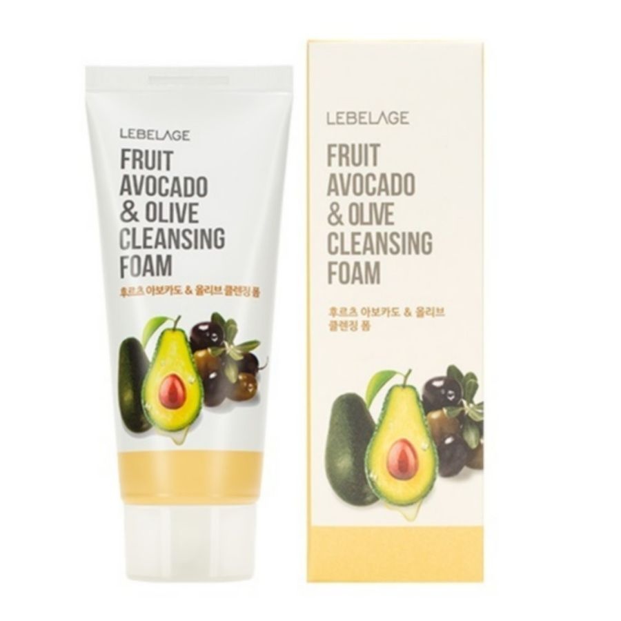 Пенка для умывания с экстрактом авокадо и оливы Fruit Avocado & Olive Cleansing Foam, Lebelage 100 мл