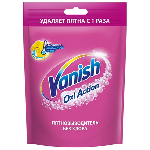 Порошковый пятновыводитель OXI Action, Vanish 500 г в пакете