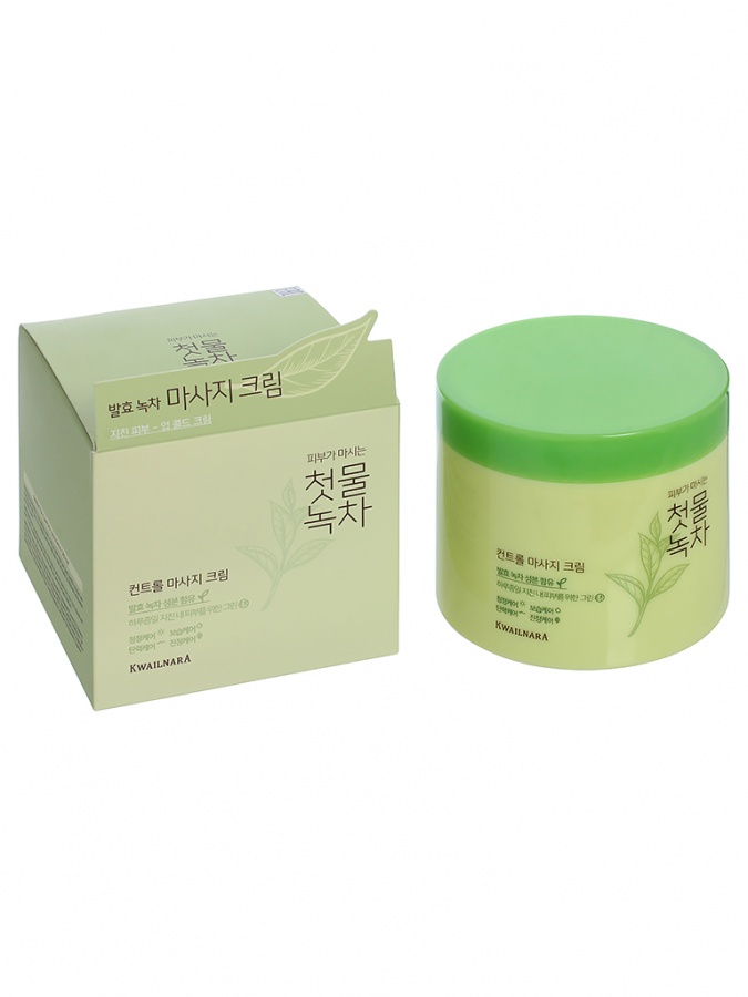 Крем Green Tea Fresh Cleansing Cream, Welcos, 300 г