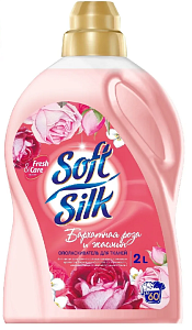 Ополаскиватель для белья Бархатная роза и Жасмин Soft Silk, Romax 2000 мл