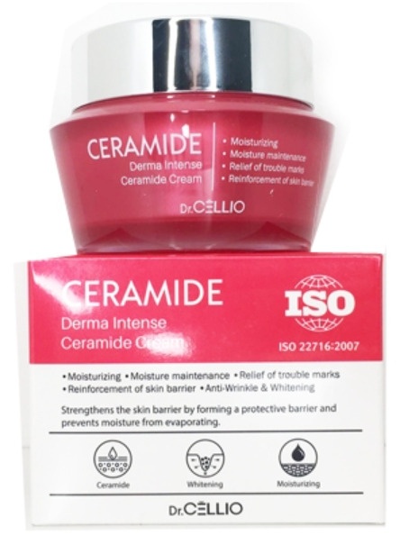 Крем для лица укрепляющий с керамидами DERMA INTENSE CERAMIDE CREAM, Dr. CELLIO, 50 мл