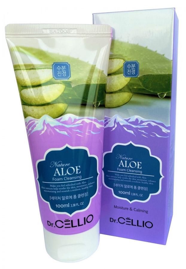 Пенка для лица с алоэ G70 NATURE ALOE FOAM CLEANSING, Dr.CELLIO, 100 мл