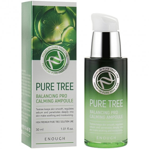 Сыворотка для лица с экстрактом чайного дерева Pure Tree Balancing Pro Calming Ampoule, Enough, 30 мл