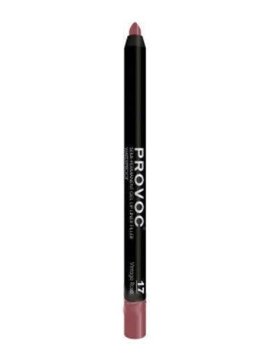 Подводка гелевая для губ Gel Lip Liner Vintage Rose, цвет 017 коричнево-малиновый, Provoc