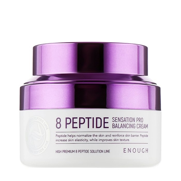 Крем для лица с пептидами 8 Peptide Sensation Pro Balancing Cream, ENOUGH, 50 мл