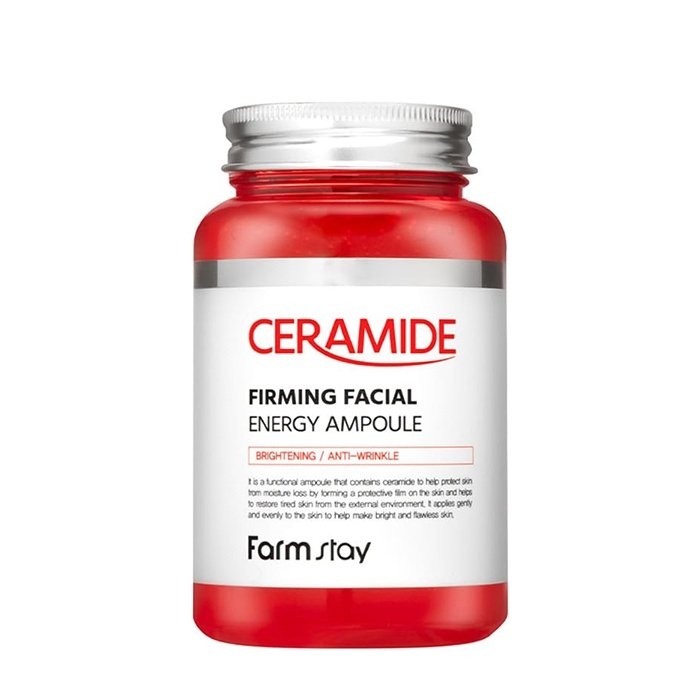 Сыворотка ампульная многофункциональная с керамидами Ceramide Firming Facial Energy Ampoule, FarmStay, 250 мл