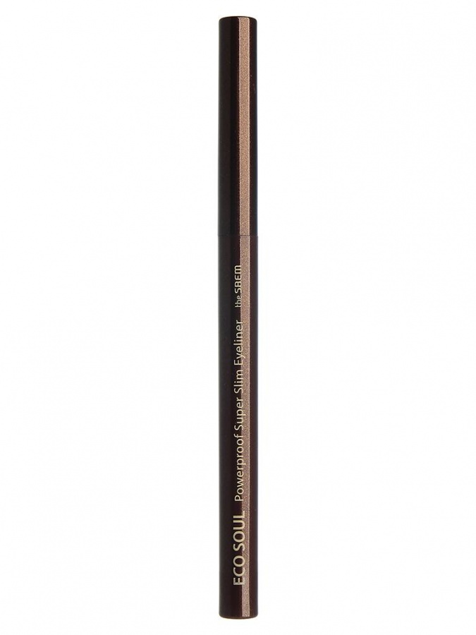 Подводка для глаз тонкая Eco Soul Powerproof Super Slim Eyeliner BR05 C, THE SAEM, 0,1 г