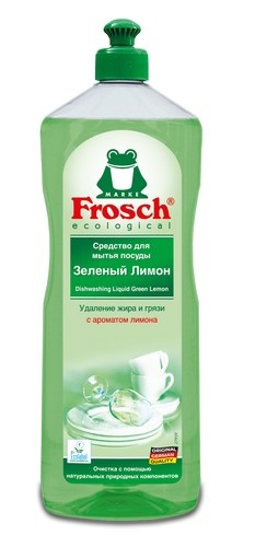 Средство для мытья посуды Зеленый Лимон Frosch, 1000 мл