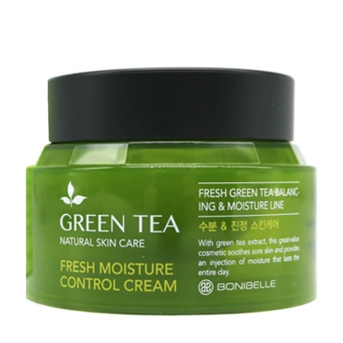 Крем увлажняющий с зеленым чаем Bonibelle Green Tea Fresh Moisture Control Cream, Enough 80 мл