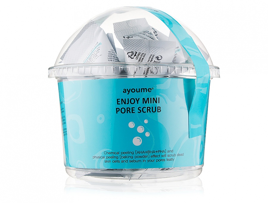 Скраб для лица Enjoy Mini Pore Scrub, Ayoume (set 30 шт.*3 г)