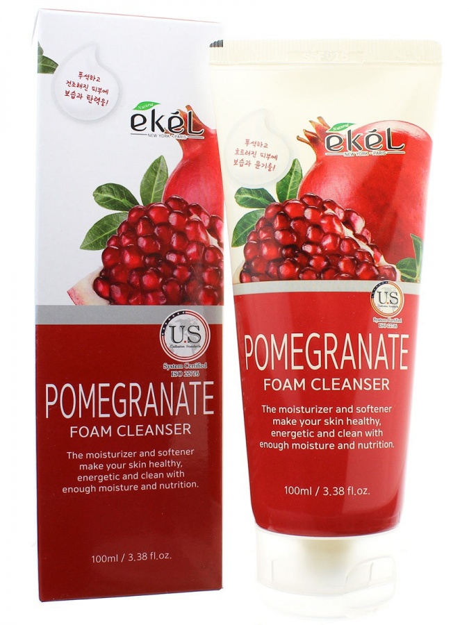 Пенка для умывания с экстрактом граната Foam Cleanser Pomegranate, Ekel 100 мл 