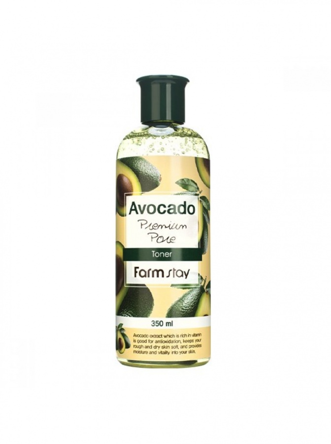 Тонер антивозрастной с экстрактом авокадо Avocado Premium Pore Toner, FarmStay, 350 мл