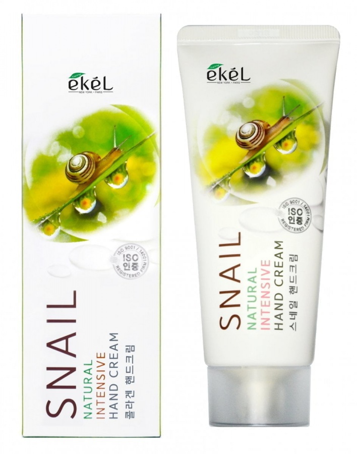 Питательный крем для рук с муцином улитки Snail Natural Intensive Hand Cream, Ekel 100 мл