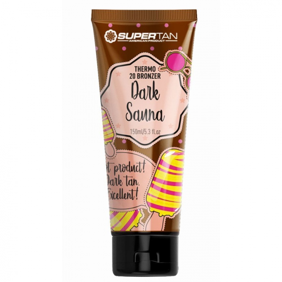 Интенсивный бронзатор для загара Dark Sauna Bronzer, SuperTan, 150 мл