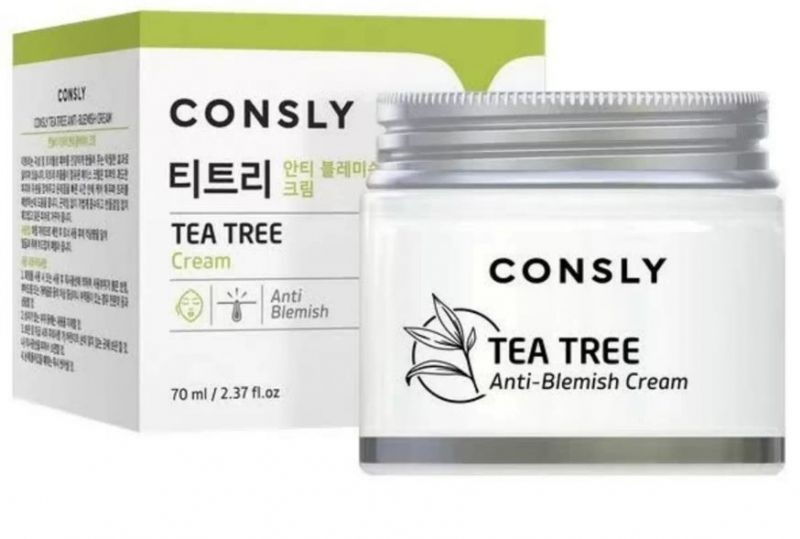 Крем для проблемной кожи с экстрактом чайного дерева Tea Tree, Consly, 70 мл 