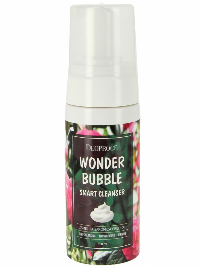 Пенка для умывания и снятия макияжа WONDER BUBBLE MILD CLEANSER, DEOPROCE, 150 мл