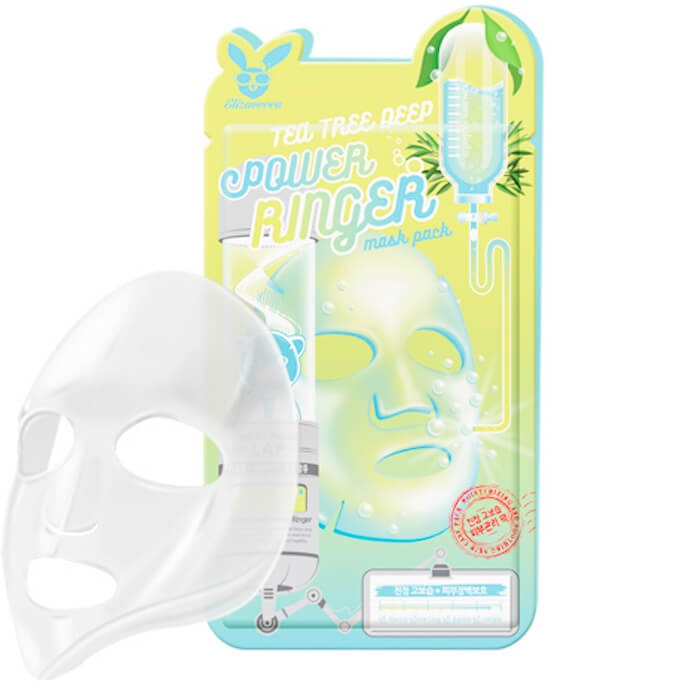 Маска на тканевой основе TEA TREE DEEP POWER RINGER MASK PACK, Elizavecca, 23 мл