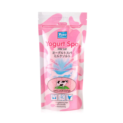 Солевой спа-скраб для тела с йогуртом Yogurt Spa Milk, Yoko 300 г