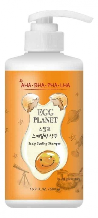 Шампунь для очищения кожи головы с кислотами Egg Planet Scalp Scaling Shampoo, Daeng Gi Meo Ri 500 мл