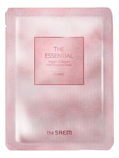 Маска тканевая the Essential Vegan Collagen First Essence Mask, THE SAEM, 22 мл