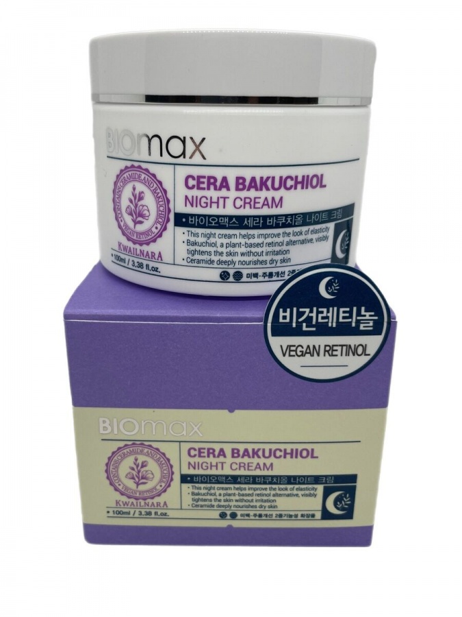 Крем ночной для лица Kwailnara Biomax Cera Bakuchiol Night Cream, WELCOS, 100 мл