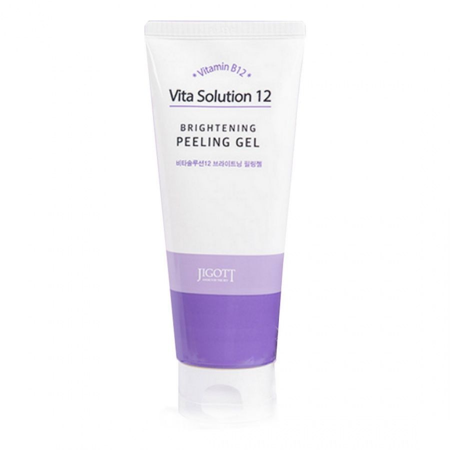 Осветляющий пилинг-гель для лица Vita Solution 12 Brightening Peeling Gel, Jigott 180 мл