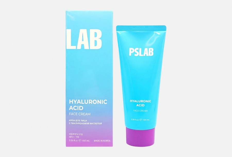 Крем для лица балансирующий с гиалуроновой кислотой HYALURONIC ACID, PSLAB, 100 мл                                                  