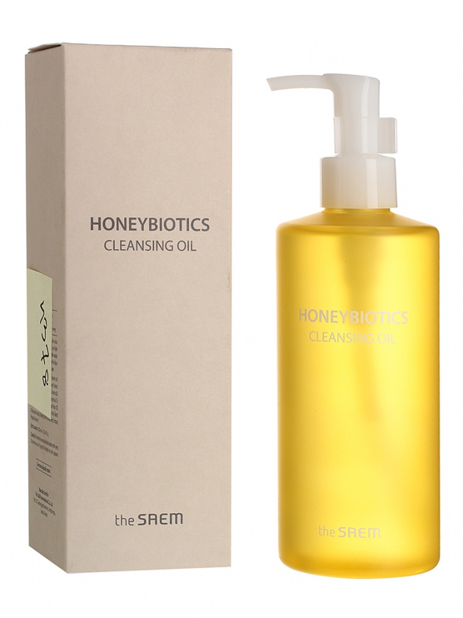 Масло очищающее с медом Honeybiotics Cleansing oil, THE SAEM, 300 мл