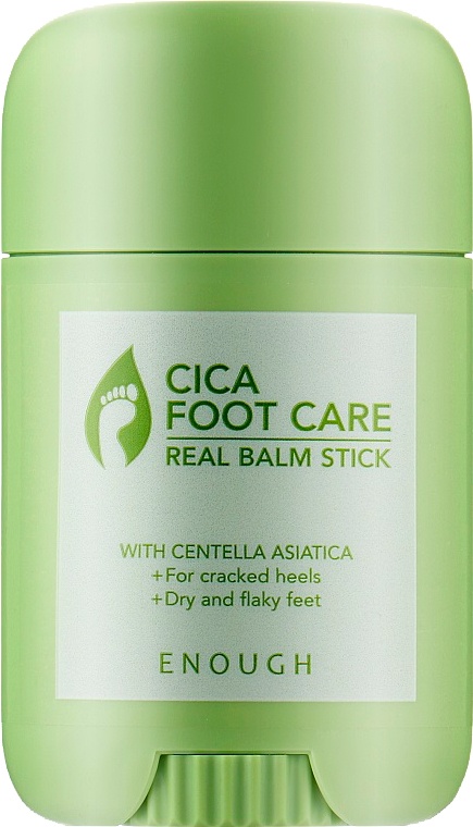 Бальзам-стик для ног увлажняющий  с центеллой азиатской cica foot care balm stick, Enough, 20 г