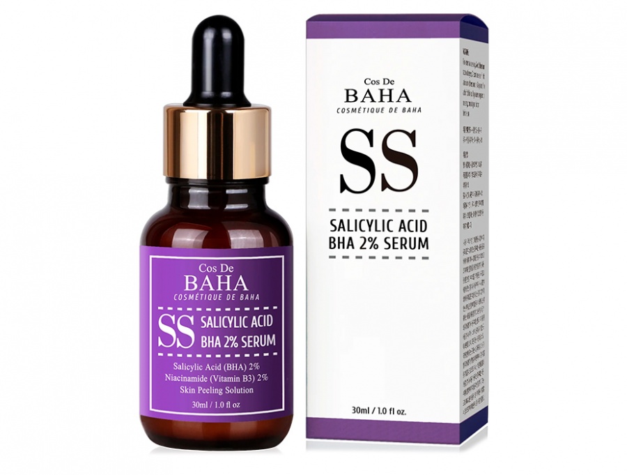 Сыворотка для лица противовоспалительная с салициловой кислотой Salicylic Acid 2% Serum, COS DE BAHA, 30 мл