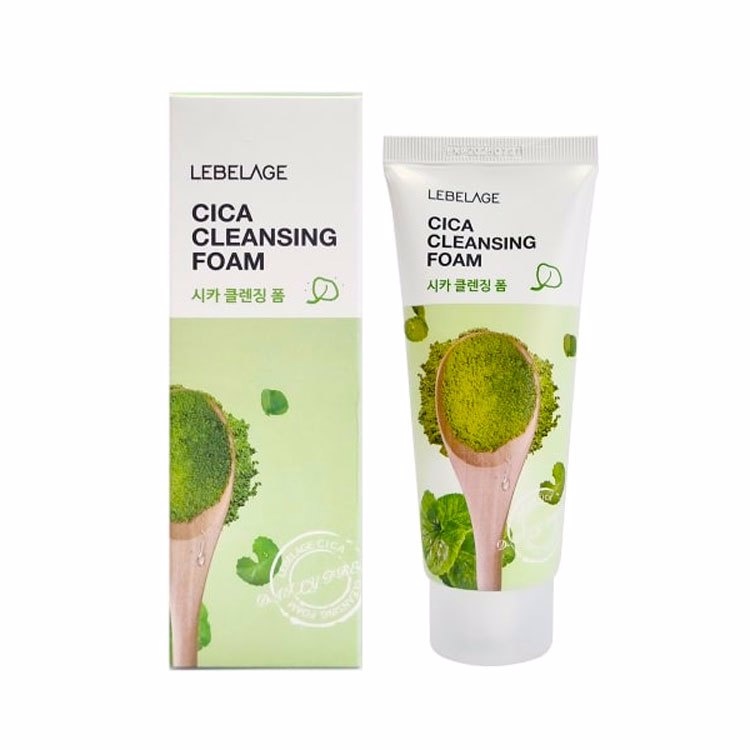 Пенка для умывания с центеллой азиатской CICA CLEANSING FOAM, LEBELAGE, 100 мл