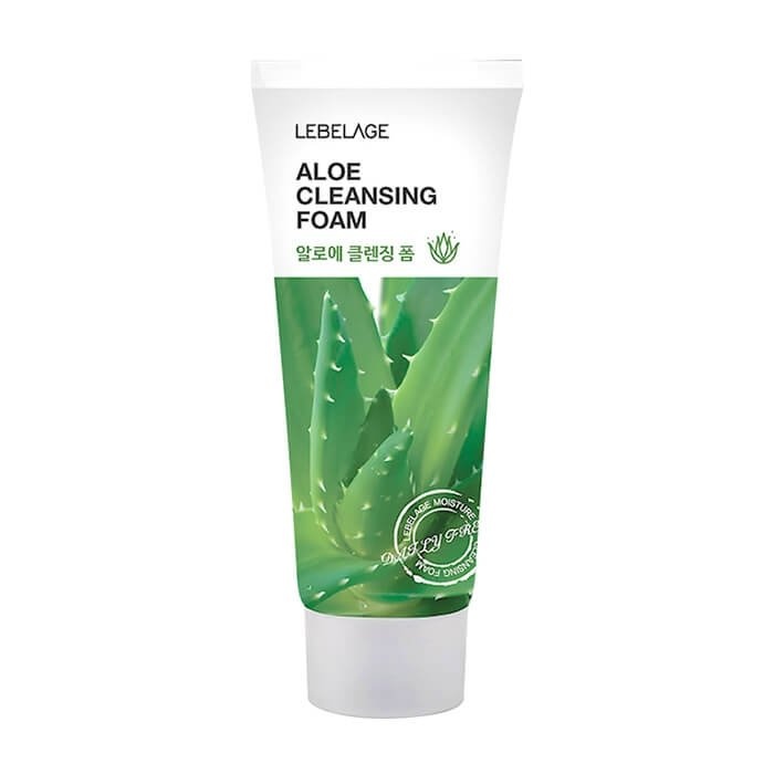 Пенка для умывания с экстрактом алоэ ALOE CLEANSING FOAM, LEBELAGE, 100 мл